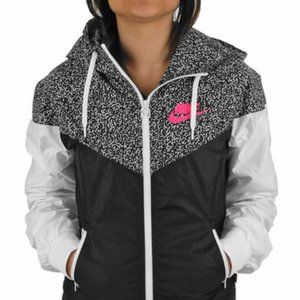 Nike Sportswear Windrunner AOP Jacket Pink Animal